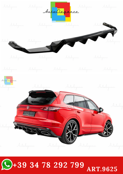 🔥ART.9625 SPLITTER POSTERIORE ADATTO PER VW TOUAREG R-LINE Mk3 FACELIFT🔥