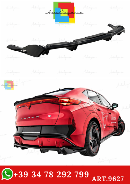 🔥ART.9627 SPLITTER POSTERIORE (CON BARRE VERTICALI) CUPRA TAVASCAN Mk1🔥