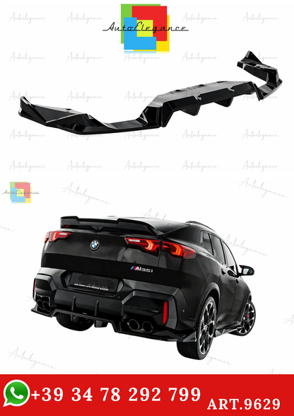 🔥ART.9629 SPLITTER POSTERIORE (CON BARRE VERTICALI) BMW X2 M35i U10🔥