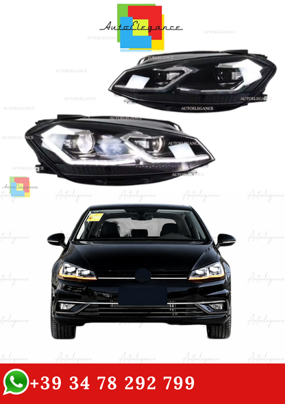 🔥FARI A LED PER VW GOLF 7 MK7 ANTERIORE 18-21 TDI TSI COLORE ARGENTO🔥