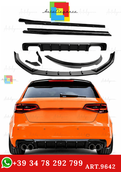 🔥ART.9642 BODYKIT ADATTO PER  AUDI A3 8V SPORTBACK 2013-2016🔥