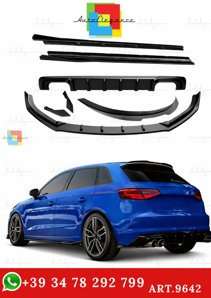 🔥ART.9642 BODYKIT ADATTO PER  AUDI A3 8V SPORTBACK 2013-2016🔥