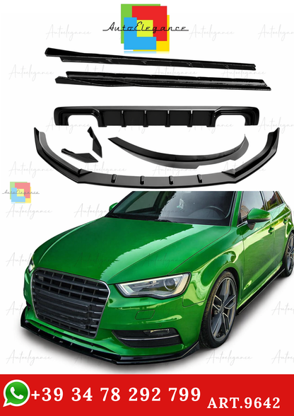 🔥ART.9642 BODYKIT ADATTO PER  AUDI A3 8V SPORTBACK 2013-2016🔥