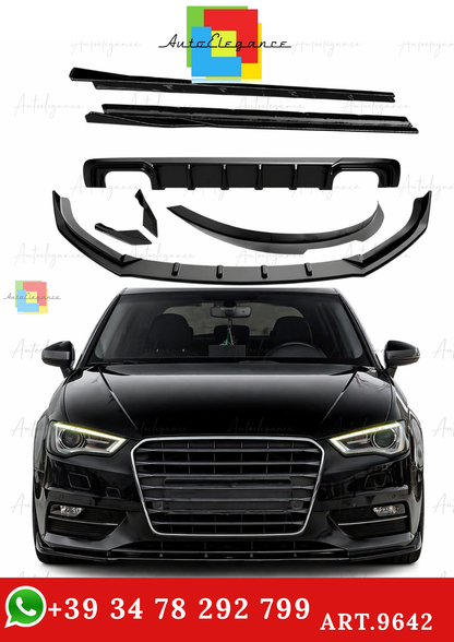🔥ART.9642 BODYKIT ADATTO PER  AUDI A3 8V SPORTBACK 2013-2016🔥