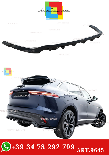 🔥ART.9645 SPLITTER POSTERIORE ADATTO PER JAGUAR F-PACE R-SPORT Mk1 FACELIFT🔥