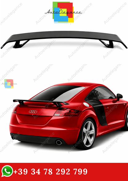 🔥SPOILER POSTERIORE PER BAGAGLIAIO NERO LUCIDO PER AUDI TT MK2 2008 -2018🔥
