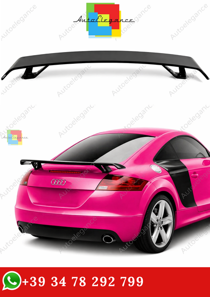🔥SPOILER POSTERIORE PER BAGAGLIAIO NERO LUCIDO PER AUDI TT MK2 2008 -2018🔥