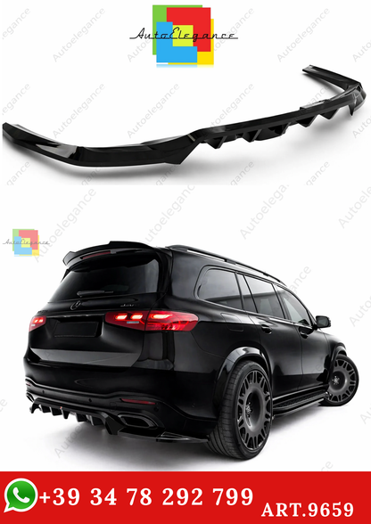 🔥ART.9659 SPLITTER POSTERIORE V.2 MERCEDES-BENZ GLS AMG-LINE  X167🔥