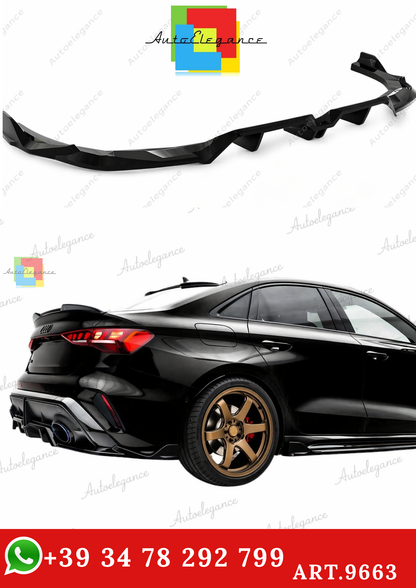 🔥ART.9663 SPLITTER POSTERIORE V.2 ADATTO PER AUDI RS3 BERLINA 8Y FACELIFT🔥
