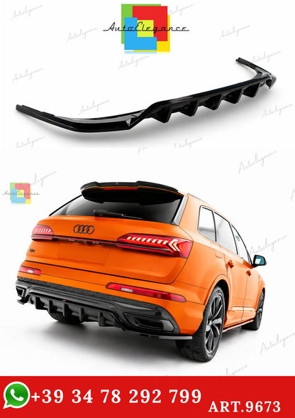🔥ART.9673 SPLITTER POSTERIORE AUDI Q7 S-LINE Mk2 FACELIFT🔥