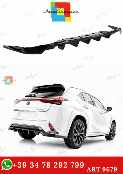 🔥ART.9679 SPLITTER POSTERIORE (CON BARRE VERTICALI) LEXUS UX F-SPORT Mk1🔥
