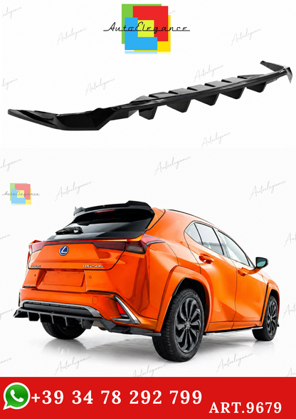 🔥ART.9679 SPLITTER POSTERIORE (CON BARRE VERTICALI) LEXUS UX F-SPORT Mk1🔥