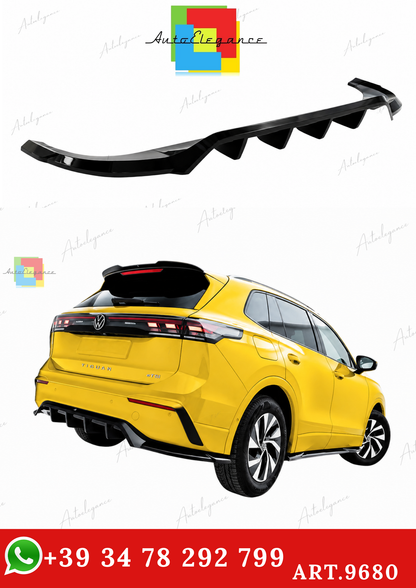🔥ART.9680 SPLITTER POSTERIORE (CON BARRE VERTICALI) VW TIGUAN Mk3🔥