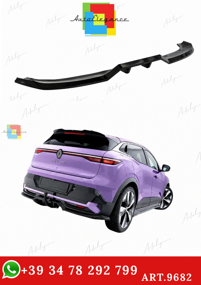 🔥ART.9682 SPLITTER POSTERIORE CENTRALE RENAULT MEGANE E-TECH ELECTRIC Mk1🔥