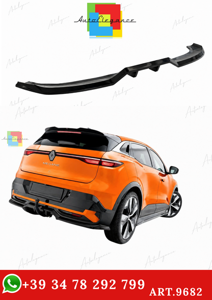 🔥ART.9682 SPLITTER POSTERIORE CENTRALE RENAULT MEGANE E-TECH ELECTRIC Mk1🔥