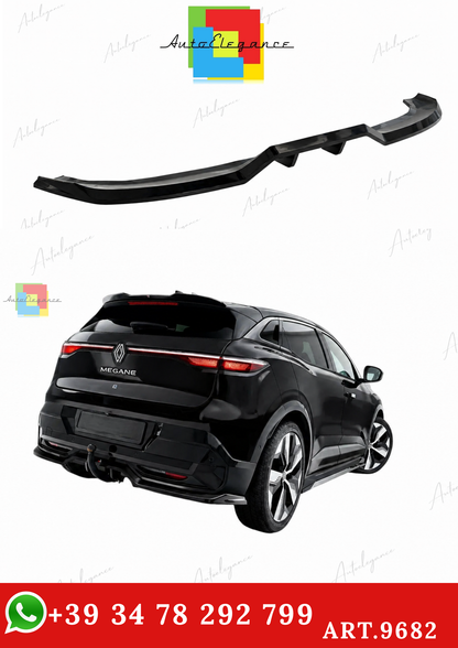 🔥ART.9682 SPLITTER POSTERIORE CENTRALE RENAULT MEGANE E-TECH ELECTRIC Mk1🔥