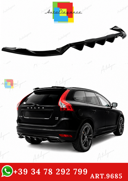 🔥ART.9685 SPLITTER POSTERIORE (CON BARRE VERTICALI) VOLVO XC60 Mk1 FACELIFT🔥