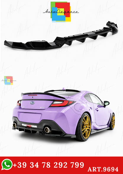 🔥ART.9694 SPLITTER POSTERIORE (CON BARRE VERTICALI) V.1 SUBARU BRZ Mk2🔥