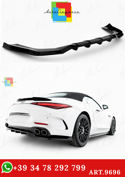 🔥ART.9696 SPLITTER POSTERIORE (CON BARRE VERTICALI) MERCEDES-AMG SL 63 R232🔥