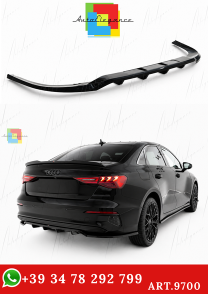 🔥ART.9700 SPLITTER POSTERIORE (CON BARRE VERTICALI) PER AUDI A3 BERLINA 8Y🔥