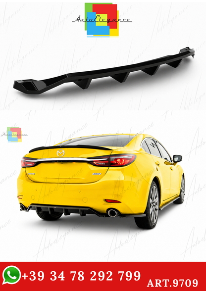 🔥ART.9709 SPLITTER POSTERIORE PER MAZDA 6 SEDAN Mk3 FACELIFT🔥