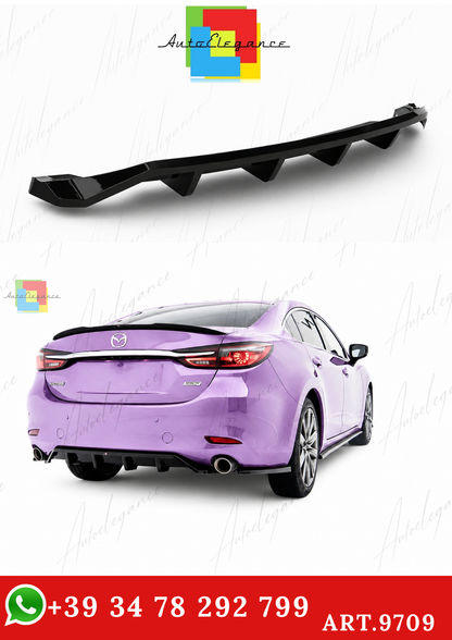 🔥ART.9709 SPLITTER POSTERIORE PER MAZDA 6 SEDAN Mk3 FACELIFT🔥