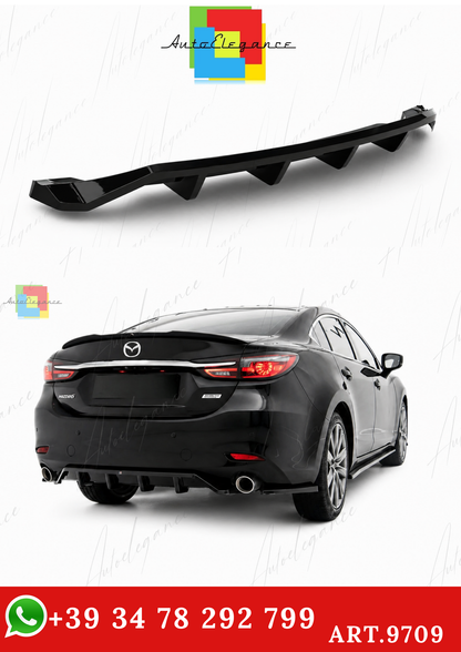 🔥ART.9709 SPLITTER POSTERIORE PER MAZDA 6 SEDAN Mk3 FACELIFT🔥