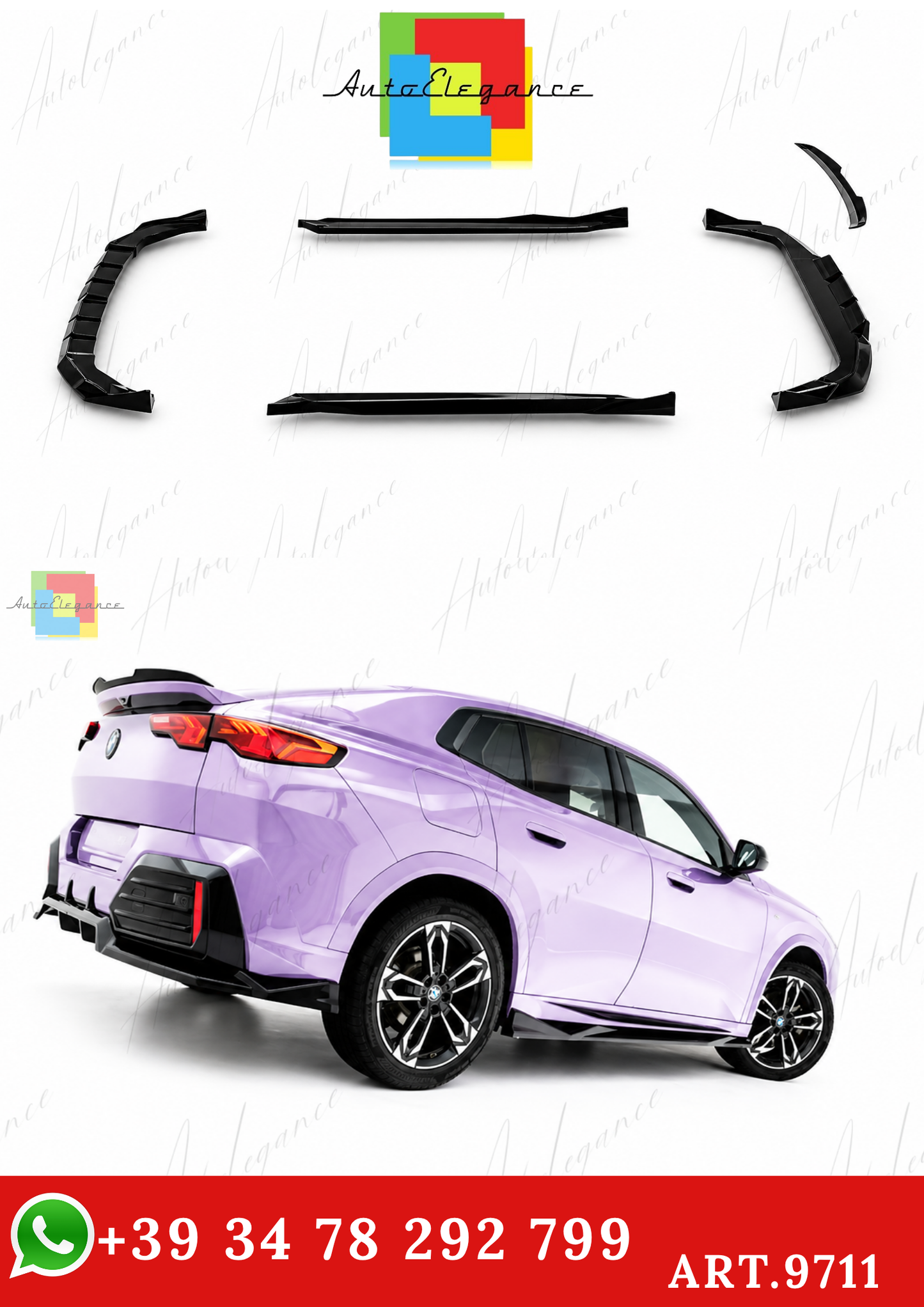 🔥ART.9711 BODYKIT ADATTO PER BMW X2 M-PACK / iX2 U10🔥