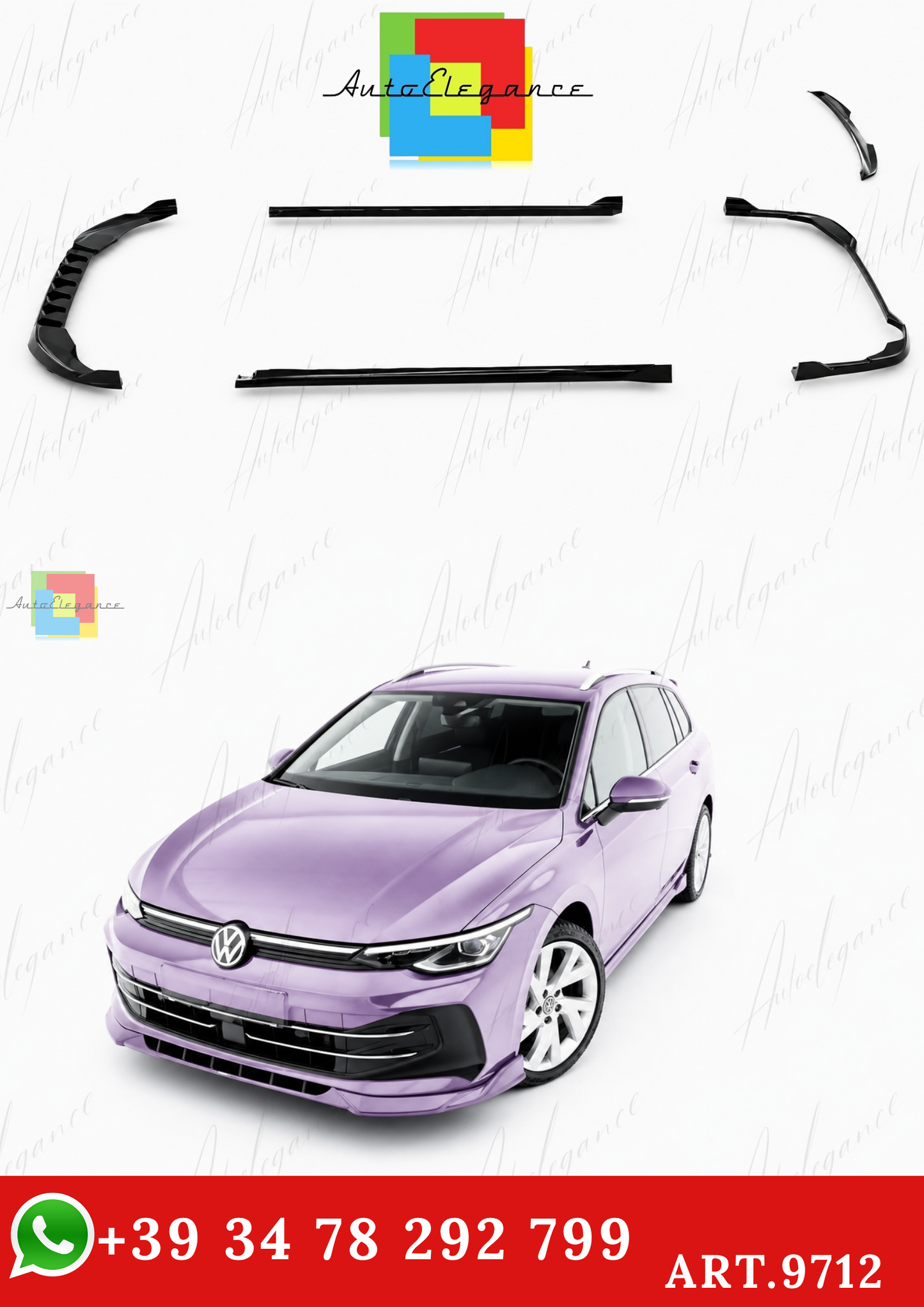 🔥ART.9712 BODYKIT ADATTO PER VW GOLF VARIANT Mk8 FACELIFT🔥