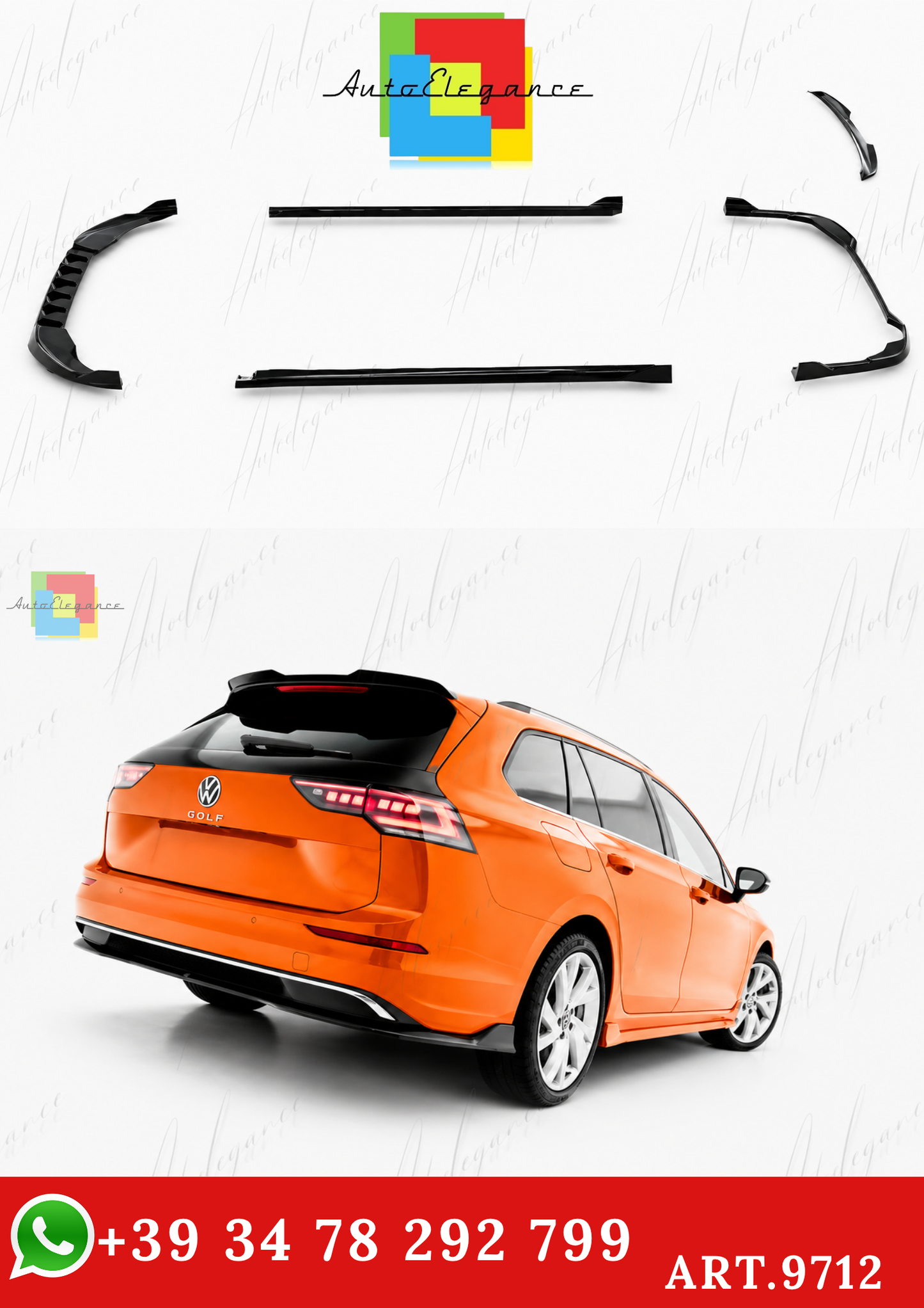 🔥ART.9712 BODYKIT ADATTO PER VW GOLF VARIANT Mk8 FACELIFT🔥
