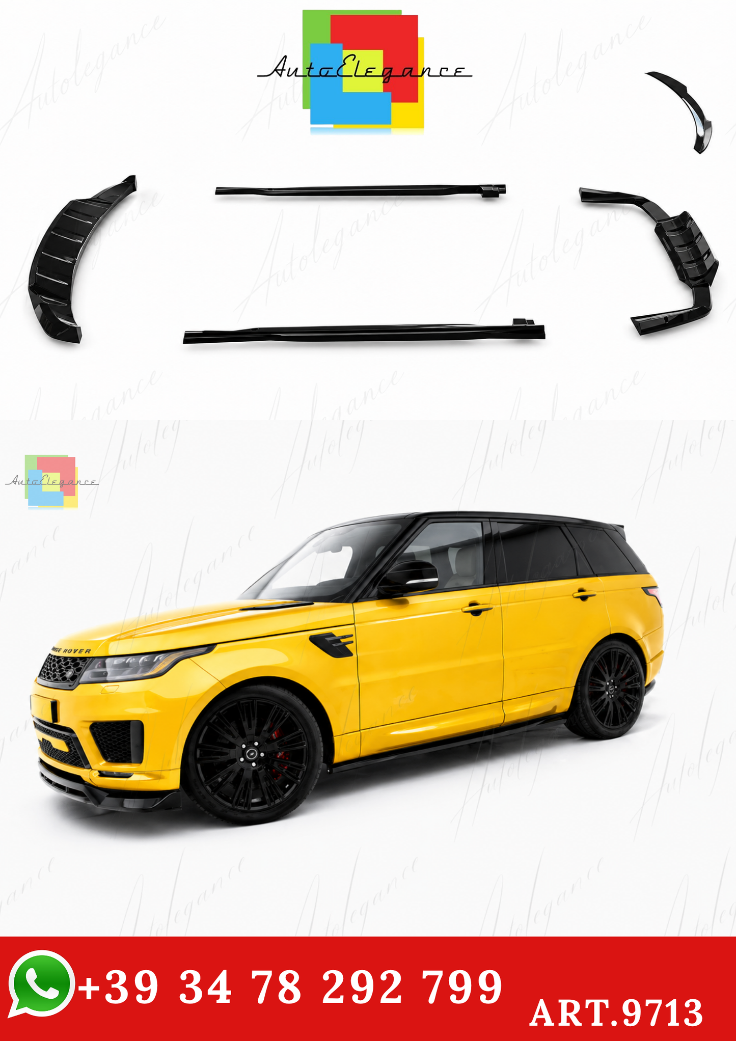 🔥ART.9713 BODYKIT ADATTO PER LAND ROVER RANGE ROVER SPORT Mk2 FACELIFT🔥