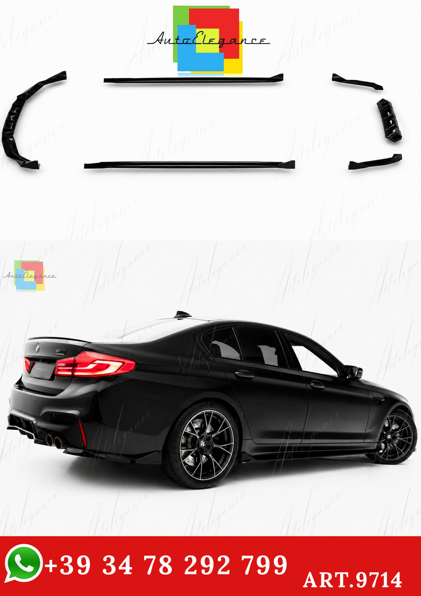 🔥ART.9714 BODYKIT ADATTO PER V.2 BMW M5 F90🔥