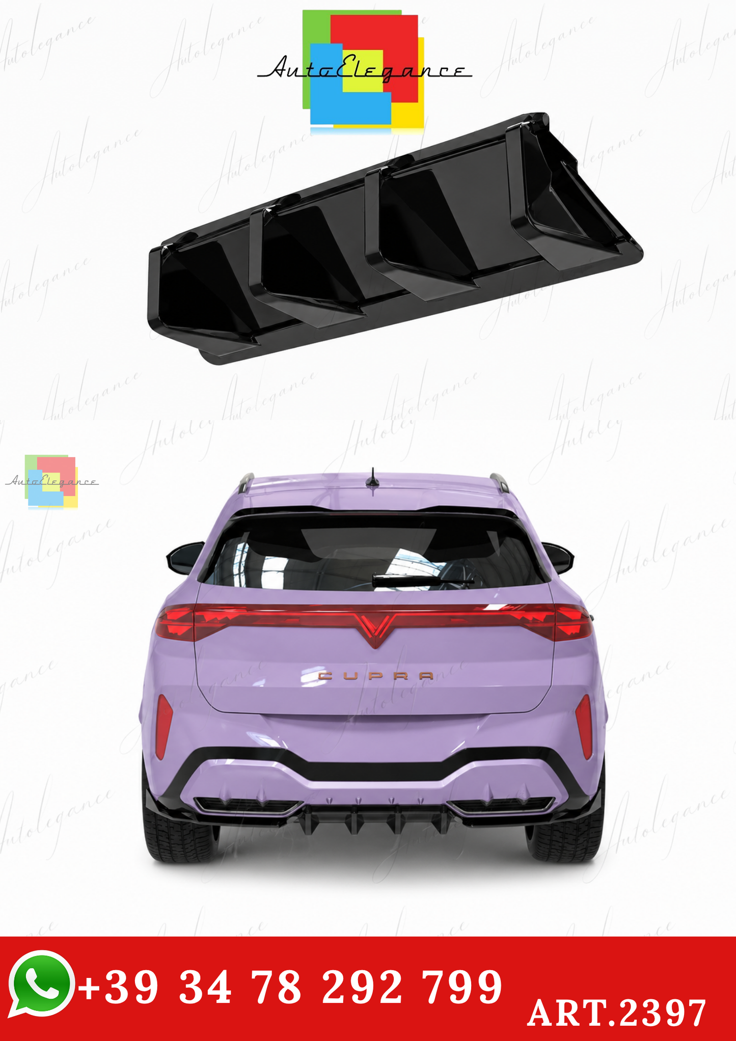 💫ART.2397 DIFFUSORE ADATTO PER CUPRA TERRAMAR 2024+💫