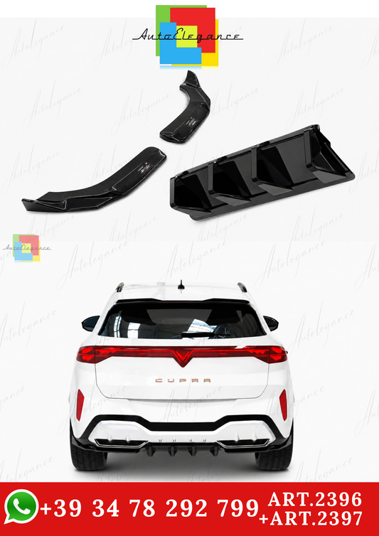 🔥ART.2396+2397 DIFFUSORE + SPLITTER LATERALE PER  CUPRA TERRAMAR 2024+ 🔥