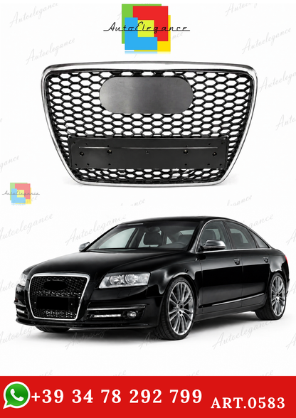🔥ART.0583 GRIGLIA ANTERIORE ADATTO PER AUDI A6 4F AVANT BERLINA CALANDRA RS6🔥