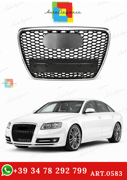 🔥ART.0583 GRIGLIA ANTERIORE ADATTO PER AUDI A6 4F AVANT BERLINA CALANDRA RS6🔥