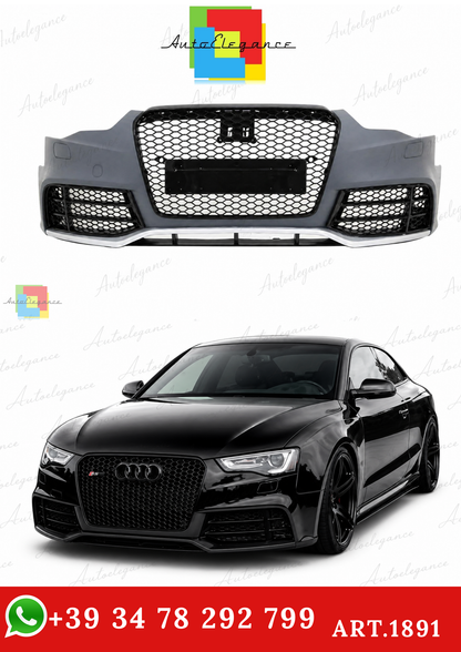 🔥ART.1891 PARAURTI ANTERIORE ADATTO PER AUDI A5 2012-2016 LOOK RS5🔥