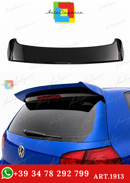 🔥ART.1913 SPOILER ADATTO PER VW GOLF 5 2003-2009 GTI NERO LUCIDO🔥