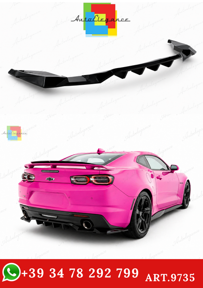 🔥ART.9735 SPLITTER POSTERIORE PER CHEVROLET CAMARO SS Mk6 FACELIFT🔥