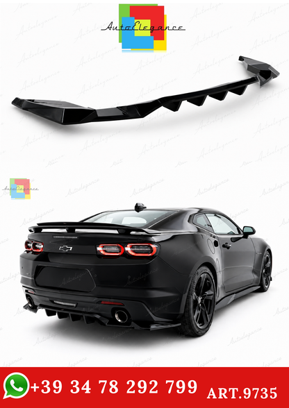 🔥ART.9735 SPLITTER POSTERIORE PER CHEVROLET CAMARO SS Mk6 FACELIFT🔥