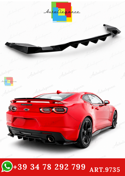 🔥ART.9735 SPLITTER POSTERIORE PER CHEVROLET CAMARO SS Mk6 FACELIFT🔥