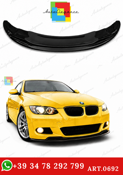 🔥ART.0692 SOTTO PARAURTI ANTERIORE PER BMW 3 E92 E93 M SPORT SPLITTER ABS🔥