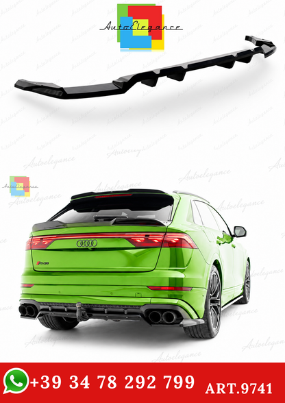 🔥ART.9741 SPLITTER POSTERIORE V.2 PER AUDI SQ8 / Q8 S-LINE Mk1 FACELIFT🔥