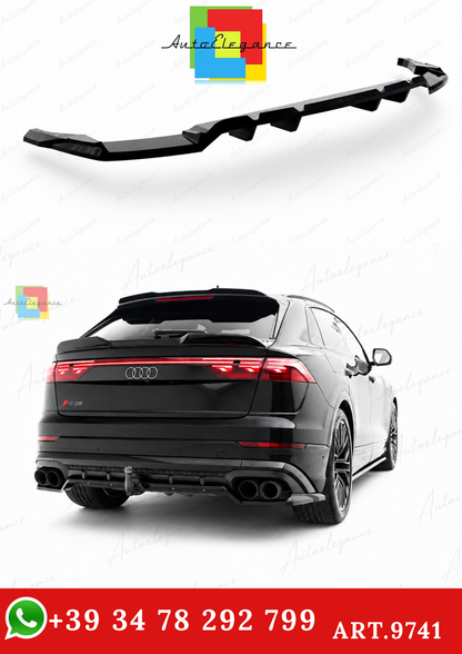 🔥ART.9741 SPLITTER POSTERIORE V.2 PER AUDI SQ8 / Q8 S-LINE Mk1 FACELIFT🔥