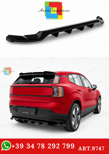 🔥ART.9747 SPLITTER POSTERIORE (CON BARRE VERTIVALI) PER VOLVO EX30 Mk1🔥