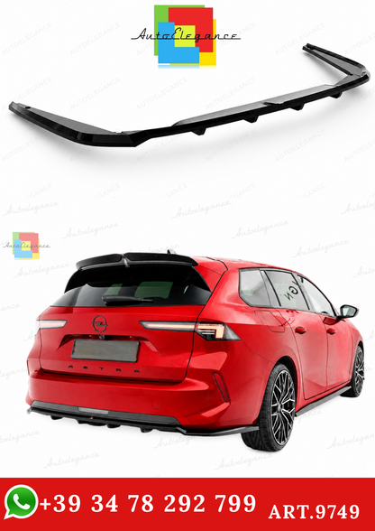 🔥ART.9749 SPLITTER POSTERIORE PER OPEL ASTRA SPORTS TOURER L (MK6)🔥