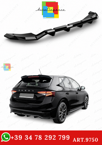 🔥ART.9750 SPLITTER POSTERIORE ADATTO PER SKODA FABIA MONTE CARLO Mk4🔥