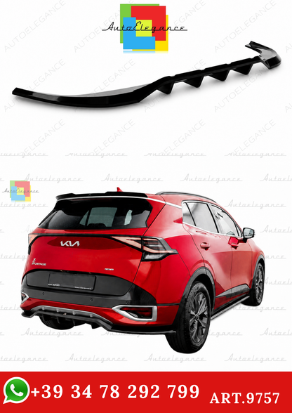 🔥ART.9757 SPLITTER POSTERIORE (CON BARRE VERTICALI) KIA SPORTAGE GT-LINE Mk5🔥
