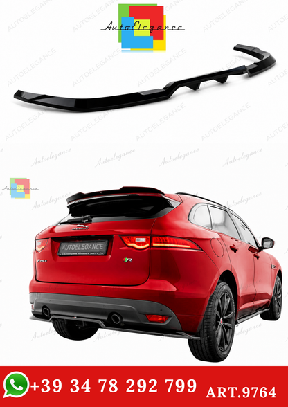 🔥ART.9764 SPLITTER POSTERIORE(CON BARRE VERTICALI) JAGUAR F-PACE R-SPORT X76🔥