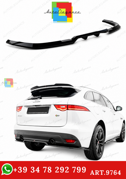 🔥ART.9764 SPLITTER POSTERIORE(CON BARRE VERTICALI) JAGUAR F-PACE R-SPORT X76🔥
